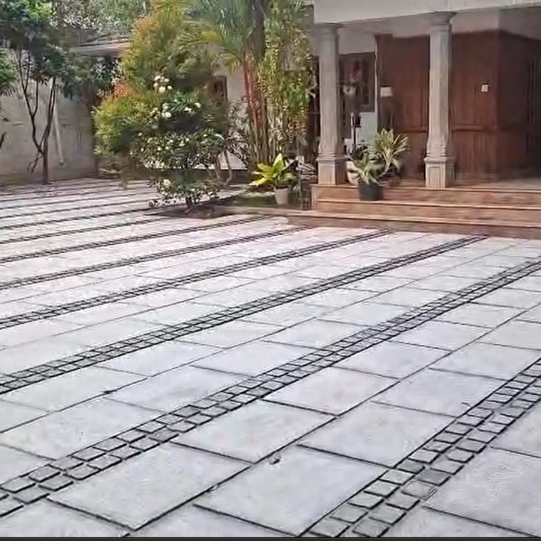 Outdoor landscaping transformation video in Kerala